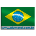 Bandeira do Brasil personalizada com o site da sua empresa